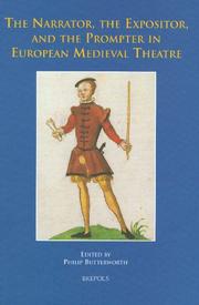 Cover of The Narrator, the Expositor, and the Prompter in European Medieval Theatre (Medieval Texts and Cultures of Northern Europe) by Philip Butterworth