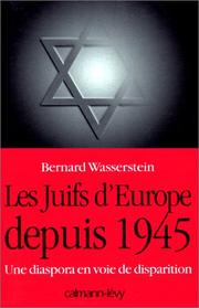 Front cover of Les Juifs d'Europe depuis 1945 by Bernard Wasserstein