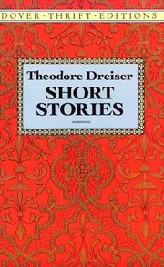 Cover of Short stories by Theodore Dreiser