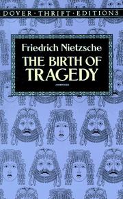 Front cover of Die Geburt der Tragödie by Friedrich Nietzsche
