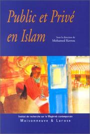 Front cover of Public et privé en islam by Mohamed Kerrou