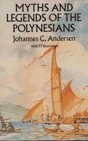 Front cover of Myths & legends of the Polynesians by Johannes Carl Andersen