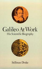 Cover of Galileo at work by Stillman Drake