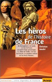 Front cover of Les héros de l'histoire de France by Christian Amalvi