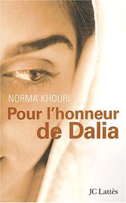Front cover of Pour l'honneur de Dalia by Norma Khouri
