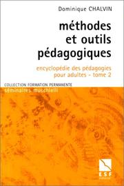 Front cover of Encyclopédie des pédagogies pour adultes by Chalvin d