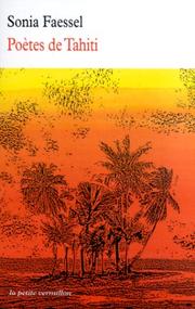 Cover of Poètes de Tahiti by Sonia Faessel