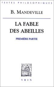 Cover of Bernard Mandeville by Bernard Mandeville