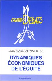 Front cover of Dynamiques économiques de l'équité by Jean-Marie Éd. Monnier