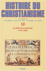 Front cover of Histoire du christianisme des origines à nos jours by Bernard Plongeron