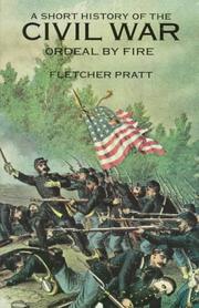Front cover of A short history of the Civil War by Fletcher Pratt