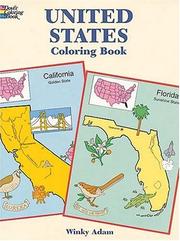 Cover of United States coloring book by Winky Adam