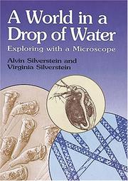 Front cover of A world in a drop of water by Alvin Silverstein