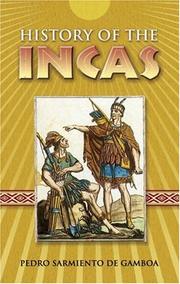 Front cover of Historia de los Incas by Pedro Sarmiento de Gamboa