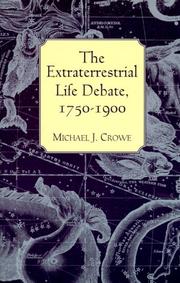 Front cover of The extraterrestrial life debate, 1750-1900 by Michael J. Crowe