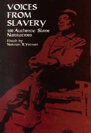 Front cover of Voices from Slavery by Norman R. Yetman