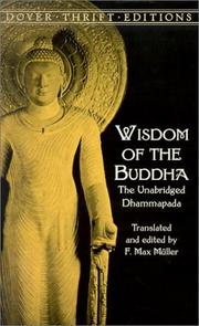 Front cover of Wisdom of the Buddha by F. Max Müller