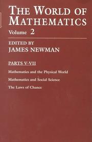 Front cover of The World of Mathematics, Vol. 2 (World of Mathematics) by James Roy Newman