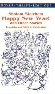 Front cover of Happy New Year! and Other Stories (Dover Thrift Editions) by Sholem Aleichem