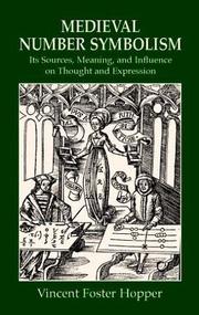 Front cover of Medieval number symbolism by Vincent Foster Hopper