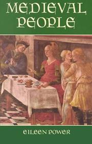 Cover of Medieval people by Eileen Edna Power