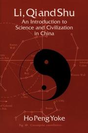 Front cover of Li, qi, and shu by Ho, Peng Yoke