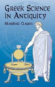 Front cover of Greek science in antiquity by Marshall Clagett