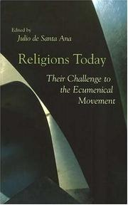 Front cover of Religions Today by Julio De Santa Ana
