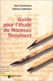 Cover of Guide pour l'étude du nouveau testament by Conzelmann