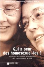 Front cover of Qui a peur des homosexuel-les? by Isabelle Graesslé