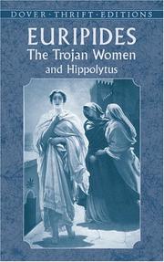 Front cover of The  Trojan women and Hippolytus by Euripides