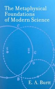Front cover of The metaphysical foundations of modern science by Edwin A. Burtt