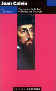 Cover of Jean Calvin by Denis Müller