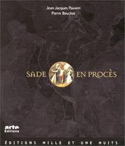 Cover of Sade en procès by Jean-Jacques Pauvert