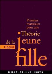 Front cover of Theorie de la jeune fille by Tiqqun