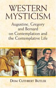 Cover of Western mysticism by Edward Cuthbert Butler