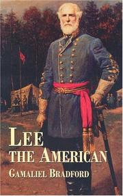 Front cover of Lee the American by Gamaliel Bradford