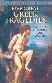 Front cover of Five great Greek tragedies by Sophocles