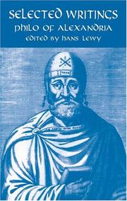 Cover of Selections by Philo of Alexandria