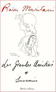Cover of Les grandes amitiés by Raïssa Maritain