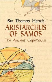 Front cover of Aristarchus of Samos by Thomas Little Heath