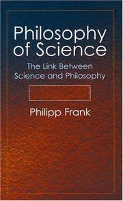 Front cover of Philosophy of science by Philipp Frank