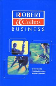 Cover of Robert et Collins business by Unknown