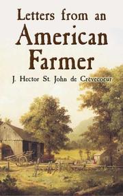 Front cover of Letters from an American farmer by J. Hector St. John de Crèvecoeur