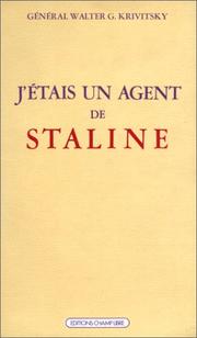 Front cover of I was Stalin's agent by W. G. Krivitsky