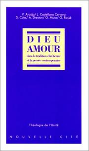 Front cover of Dieu amour dans la tradition chrétienne et la pensée contemporaine by V. (Vera) Araújo