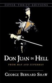 Cover of Don Juan in Hell by George Bernard Shaw