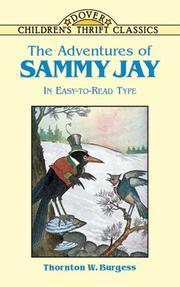 Cover of The adventures of Sammy Jay by Thornton W. Burgess