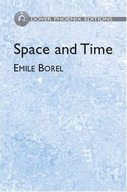 Cover of L' espace et le temps by Emile Borel