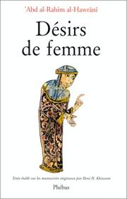 Front cover of Désirs de femme by Abd al-Rahîm Hawrânî